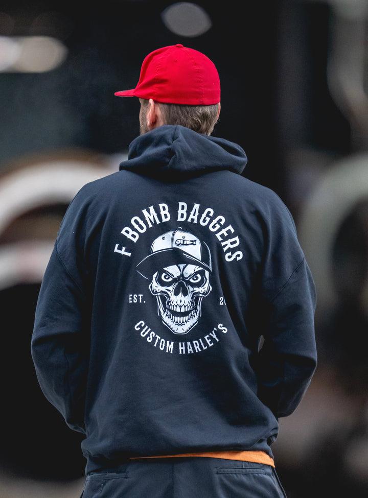 F BOMB SKULL HOODIE