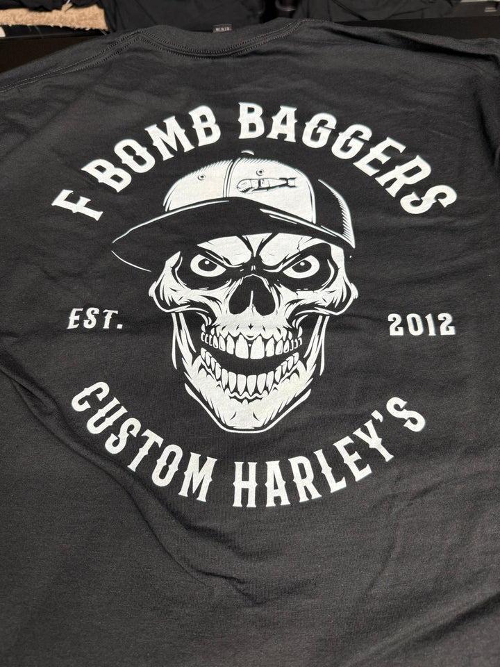 F BOMB SKULL T SHIRT