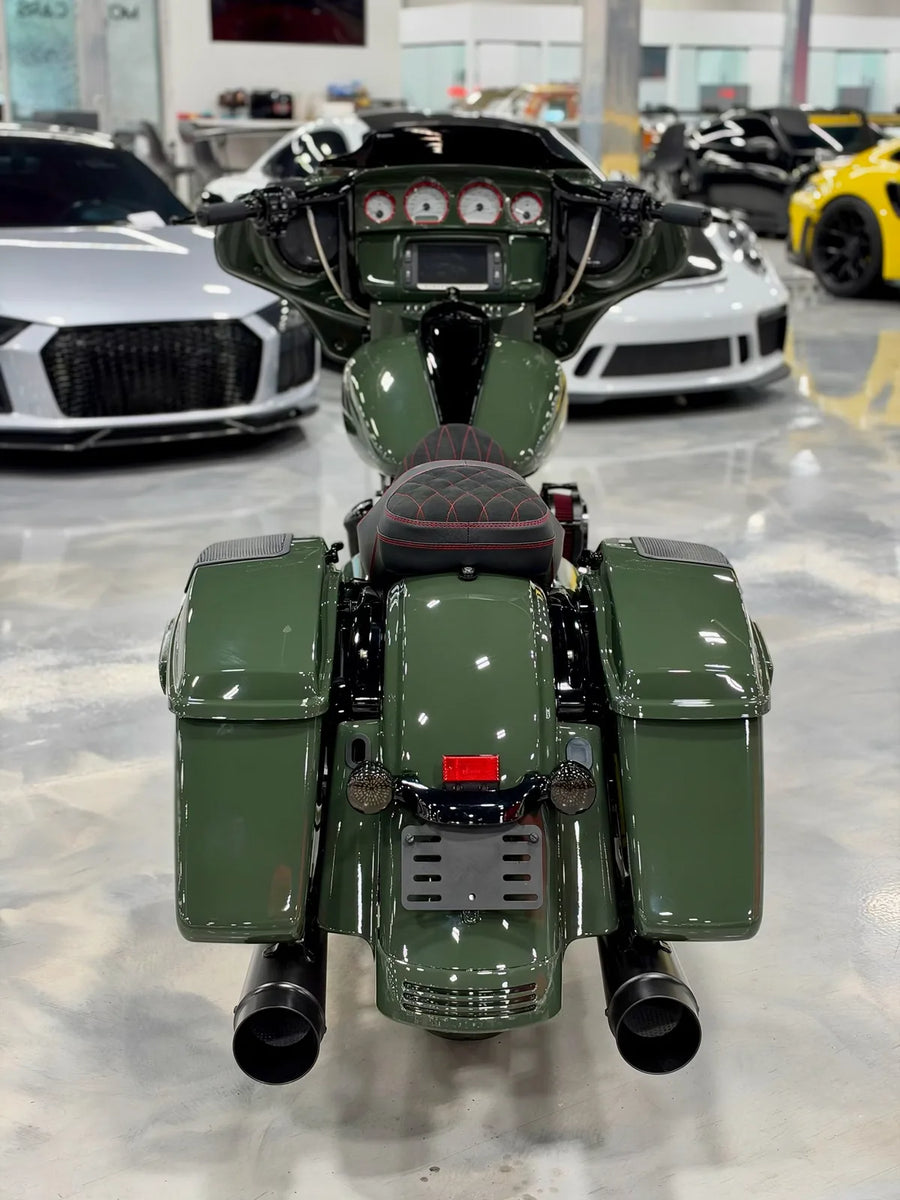 SERGEANT from behind, sitting low on the Full Fast Dirty Air ride