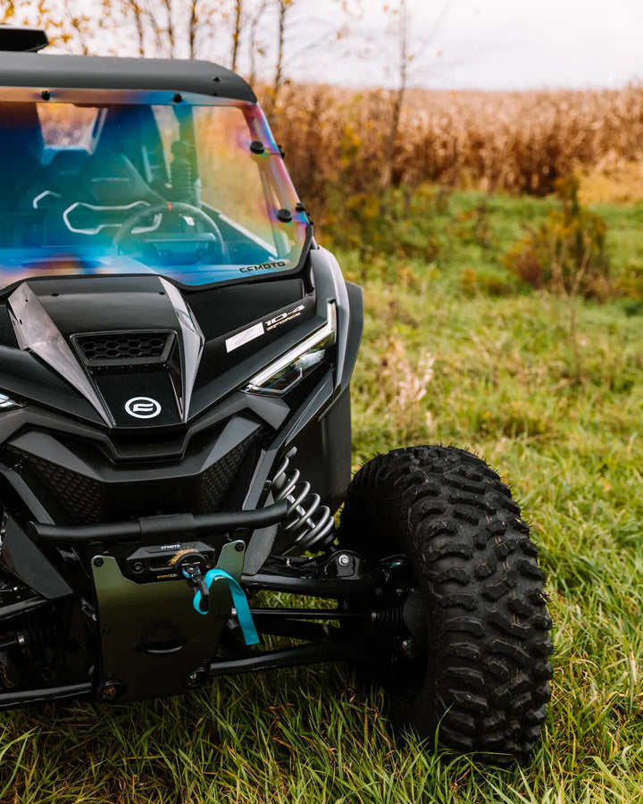 The black 2026 CFMOTO ZFORCE Z10-4 prize unit, photo 2 of 12